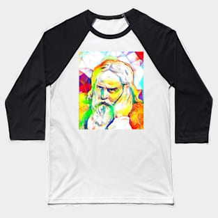 Snorri Sturluson Colourful Portrait | Snorri Sturluson Artwork 11 Baseball T-Shirt